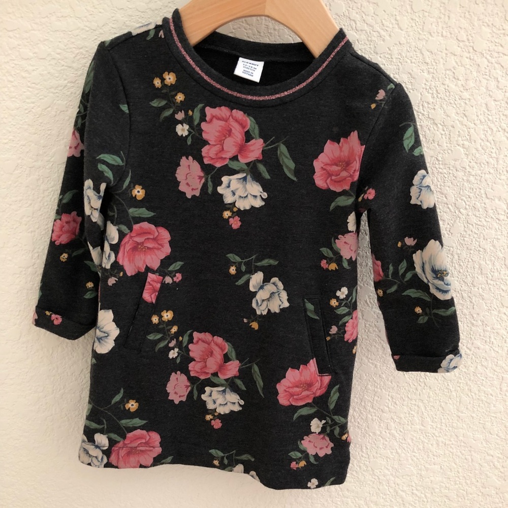 Floral dress from Old Navy.
